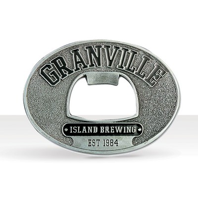 Custom Shape Belt Buckle Bottle Openers (3" x 4")