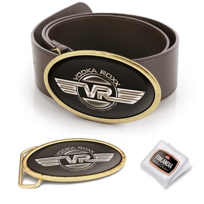 Standard Oval Express Belt Buckle